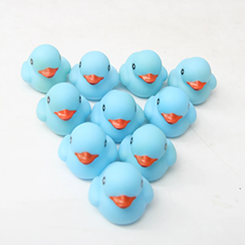 

10pcs Lot Baby Bath Toys Pool Float Rubber Duck For Children Water Toys Swimming Toys