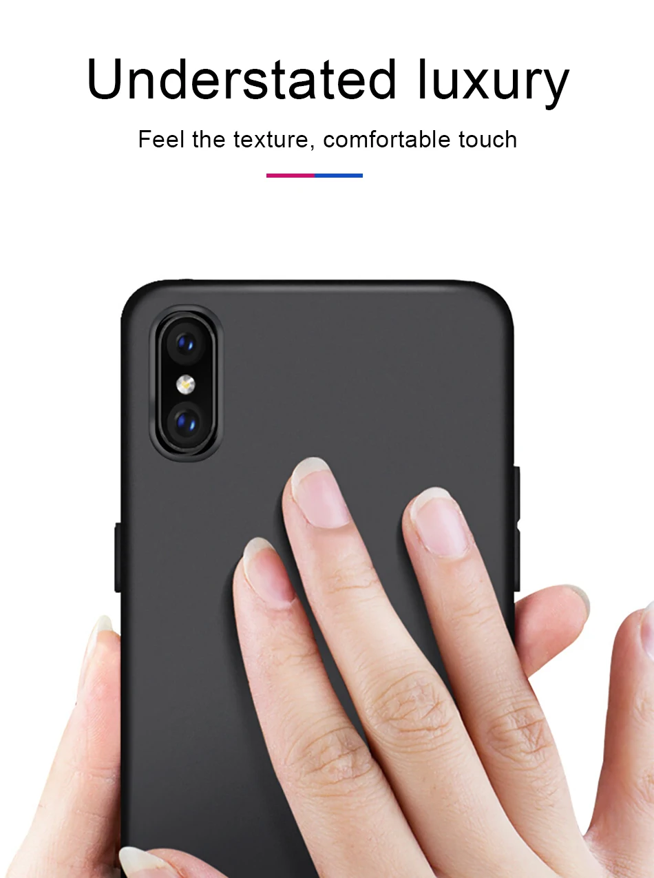 !ACCEZZ TPU Soft Matte Phone Cover Case For Apple iphone XS MAX XR X 8 7 6 6S Plus Luxury Shell Funda Coque Mobile Fitted Cases (2)