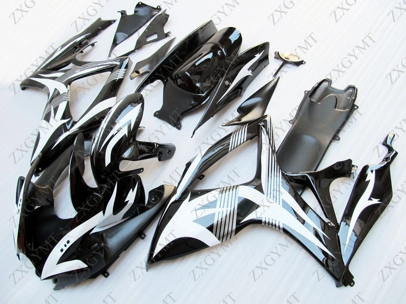 

Bodywork GSX R 600 2006 - 2007 K6 Black White Fairings GSX R 600 2006 Full Body Kits for Suzuki GSXR600 2007
