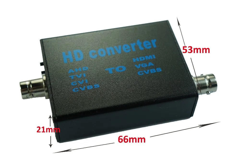 AHD/TVI/CVI/CVBS к HDMI/VGA/адаптер CVBS конвертер обнаружить PAL/NSTC бесплатная