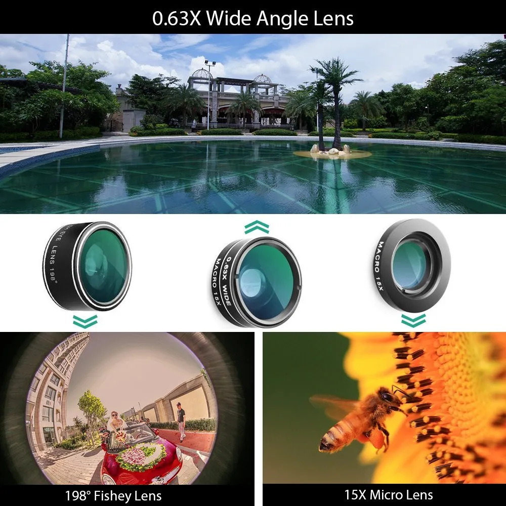 Противоударный металлический алюминиевый чехол для samsung S8 S8Plus с рыбий глаз Широкоугольный макро объектив Крышка для samsung Galaxy S8 S8 Plus