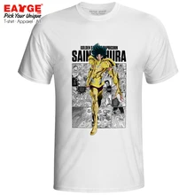 Capricorn Shura футболка золотые святых аниме Святого Сейя Рыцари зодиака модный бренд Хип Хоп Футболка креативная футболка унисекс