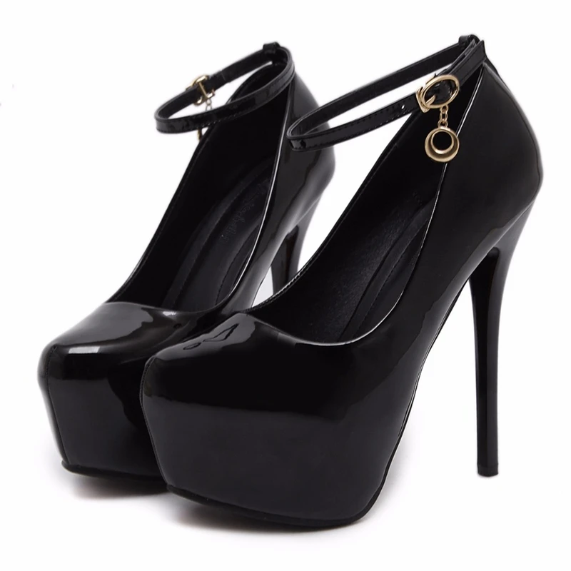 DiJiGirls/Женская офисная обувь на очень высоком каблуке; Женская Осенняя обувь для ночного клуба; обувь на шпильке с ремешком на щиколотке; обувь на платформе; женская обувь на каблуке