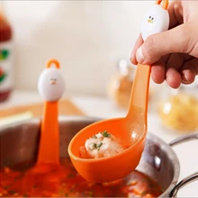 Милые Кухня мультфильм Пластик ложка яйцо Совок Дуршлаг Кухня Инструменты