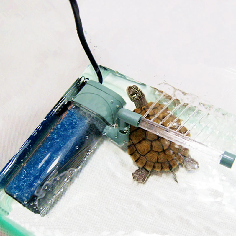 

mini low water level oxygen filter with raining pipe 5w 200L/H for aquarium turtle tank 3 in 1 multifunctional pump