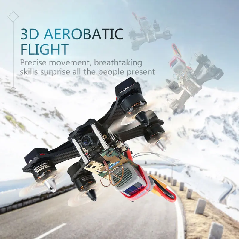 

JJPRO-P130 Battler RC Racing Quadcopter Headless Mode Real Time Transmission RTF