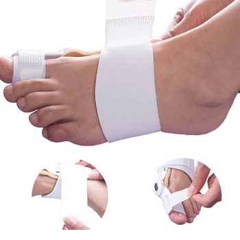 1 Pair Big Toe Separator Corretor Straightener Bunion Hallux Valgus Orthopedic Corrector Night Splint Foot Pain Relief Support