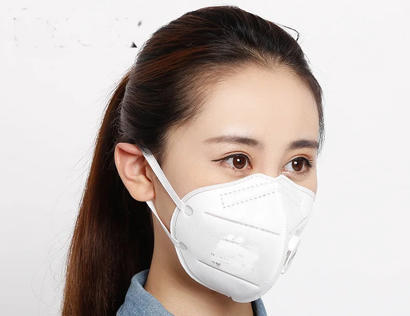 Goedkoop Masker anti waas PM2.5 industriële stof mannen en vrouwen met valve rijden ademend