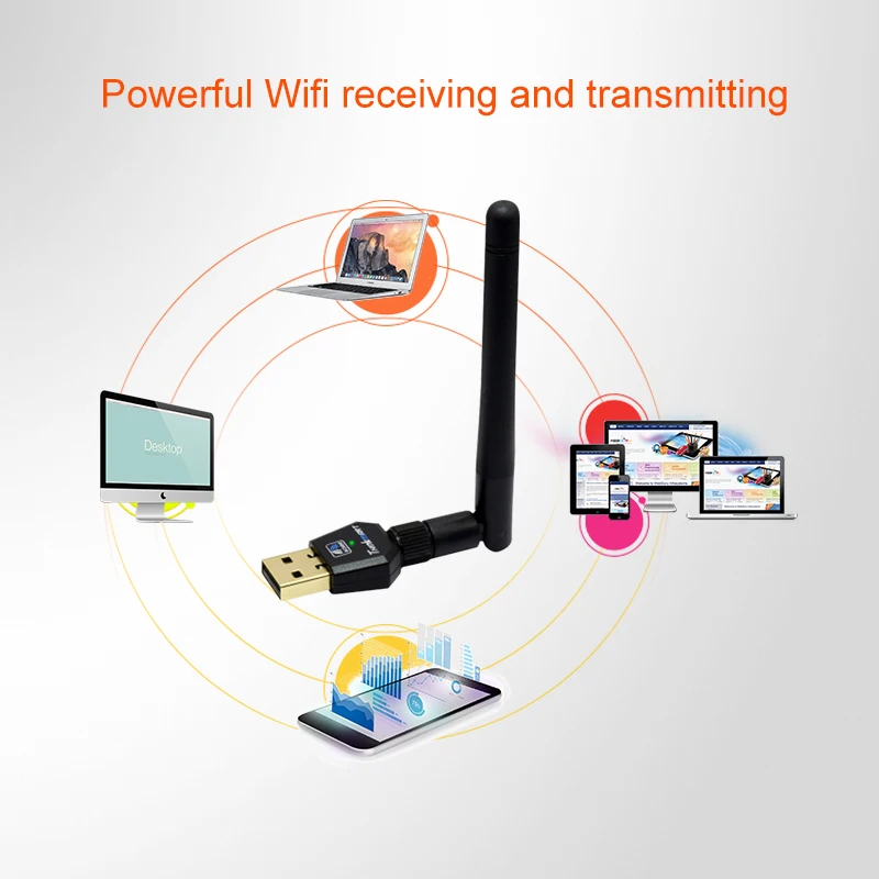 Wifi антенна Сеть карта Бесплатный драйвер AC600Mbps USB Wi-Fi Беспроводной адаптер RTL8811AU 2,4G 5,8G двухдиапазонный для Win Max Linx2.6X