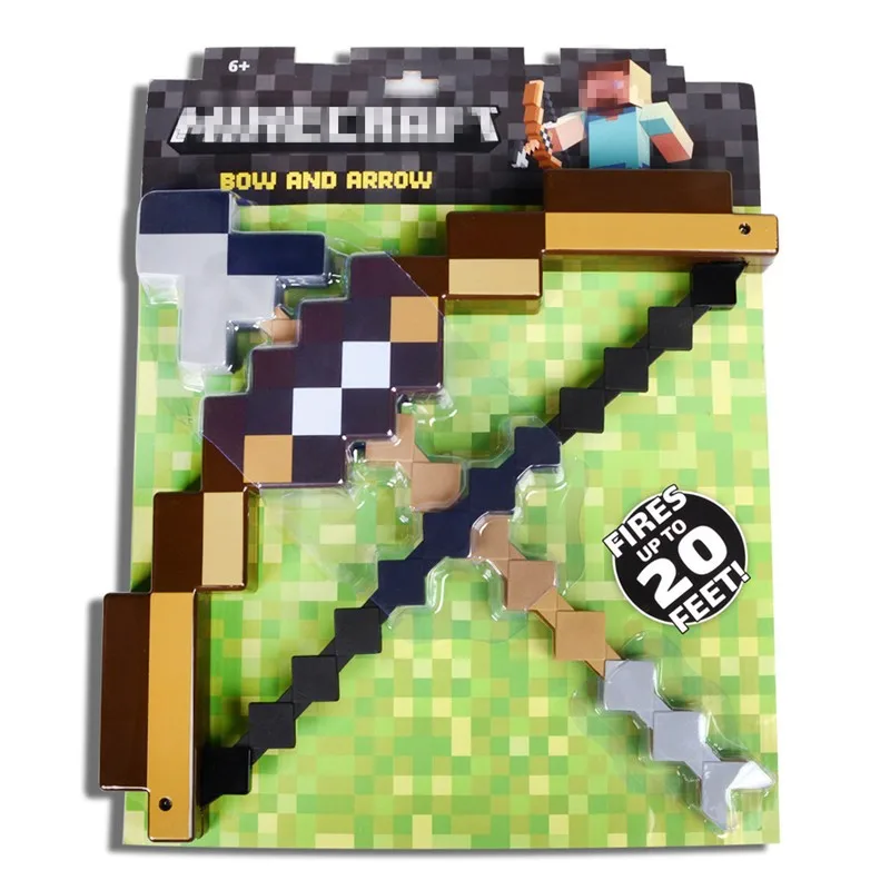 Minecrafted Toy Pixel Mosaic Minecrafted Bow And Arrow Sword Pickaxe Set Of Plastic Assembled Set Of Children S Toy Game Aliexpress Minecrafted Toy Pixel Mosaic Minecrafted Bow And Arrow Sword Pickaxe Set Of Plastic Assembled Set Of Children S Toy Game Aliexpress