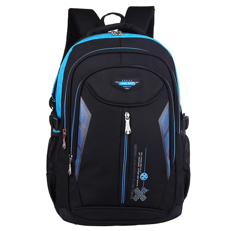 Polyseter водонепроницаемый детский рюкзак Осветляющий mochila школьная дорожная сумка Детские школьные рюкзаки для девочек и мальчиков Новинка года - Цвет: blue