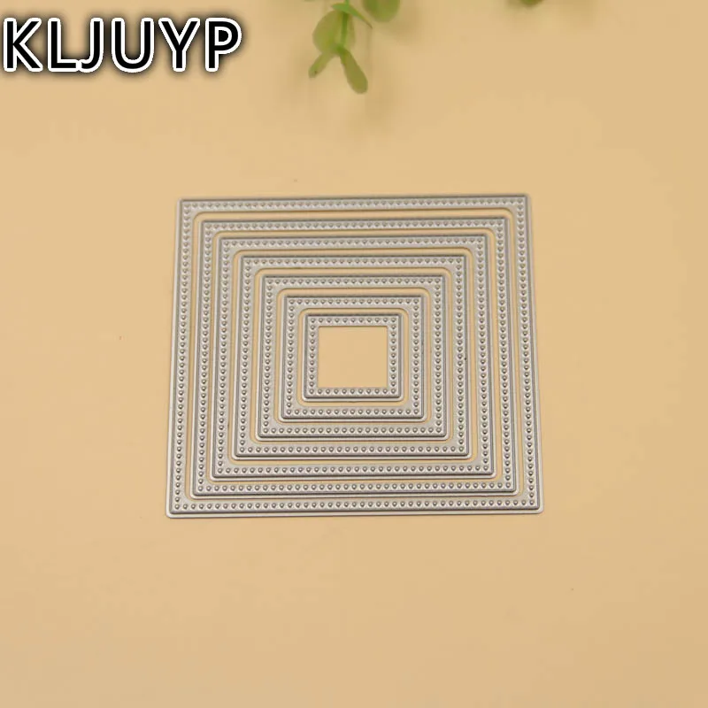 

KLJUYP Small Square die cuts,metal die cutting dies in scrapbooking embossing folder suit for cutting machine