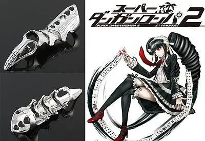 Dangan Ronpa Super Danganronpa Celestia Rudenberg Ludenberg Аниме Косплей панк палец кости кольцо костюм реквизит