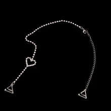 Модное женское платье для выпускного вечера для девочек ремень в форме сердца со стразами бюстгальтер с бретельками 1 пара свадебные