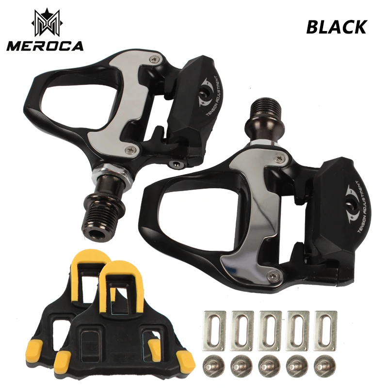 

Free ship SPD Cycling Road Bike Bicycle Self-locking Pedals Ultralight Aluminum Alloy 2 Sealed Bearing Bicycle Pedal Bike Part