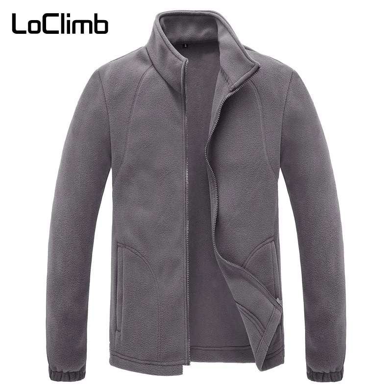 LoClimb الرجال الشتاء جاكيت صوفي للجليد الرجال في الهواء الطلق التخييم السياحة معطف تسلق الجبال الرحلات تزلج التنزه سترات AM132