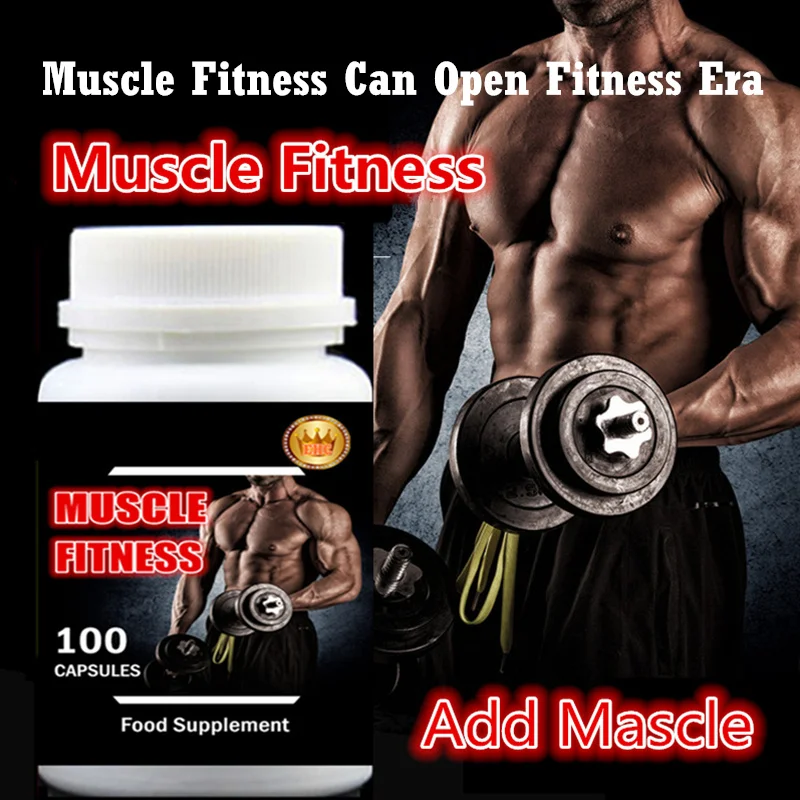 2 bottle 200pcs,Muscle Fitness Fast and Easy Add Muscle