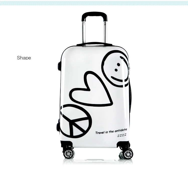 rodas crianças carry on saco de viagem tronco hardside
