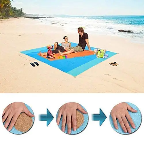 Обновленный волшебный пляжный коврик, безпесочный складной Открытый водостойкий коврик для кемпинга, пикника, складные песочные Бесплатные коврики