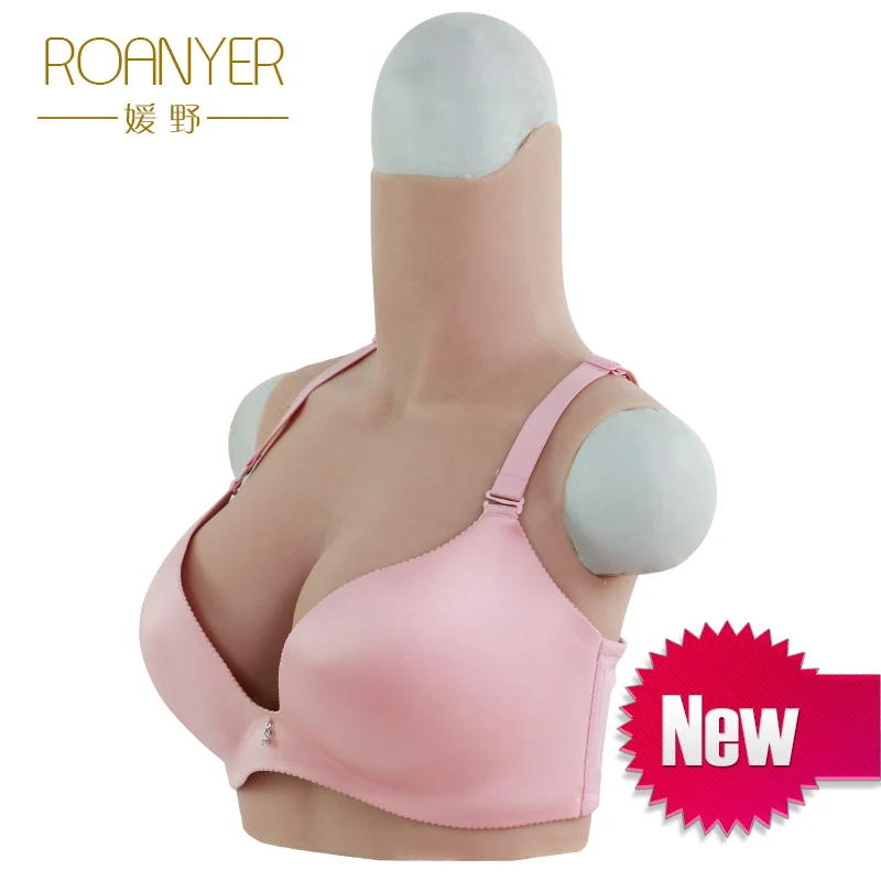 

Roanyer transgender artificial silicone breast forms crossdresser fake Boobs b Cup for shemale crossdressing latex pechos