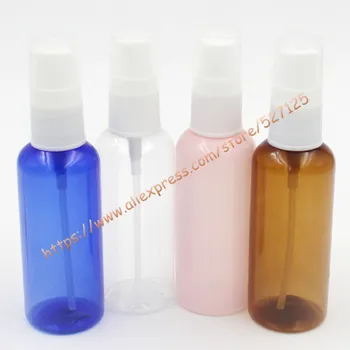 

50ml pretty colors square PET mini bottle with white plastic pump.lotion/hand wash/Shampoo/moisturizer/facial water PET bottle