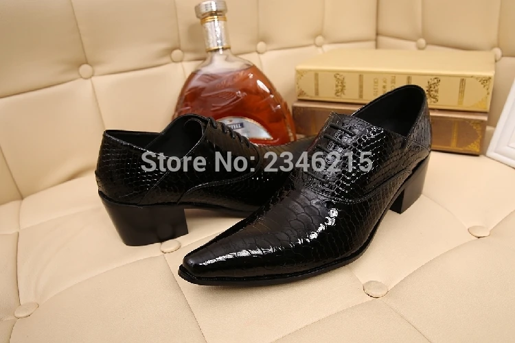 Chaussure Homme Alligator Shoes For Men Genuine Leather Mens Shoes High Heels Pointed Toe Classic Italian Shoes Brands Oxford Chaussure Homme Alligator Shoes For Men Genuine Leather Mens Shoes High Heels Pointed Toe Classic Italian Shoes Brands Oxford
