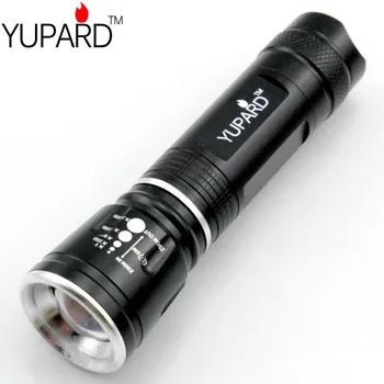 

YUPARD 500LM CREE Q5 LED Adjustable Focus Zoom flash Light Lamp 18650 rechargeable battery camping lantern fishing outdoor
