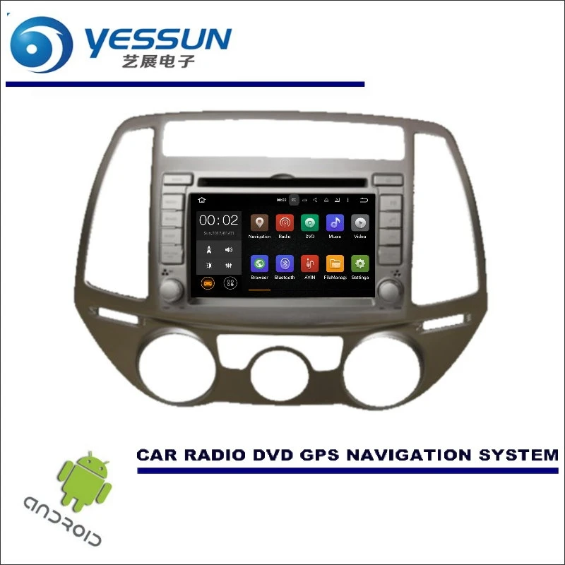 

YESSUN For Hyundai I20 2008~2013 - Car Multimedia Navigation System CD DVD GPS Player Navi Radio Stereo HD Wince / Android