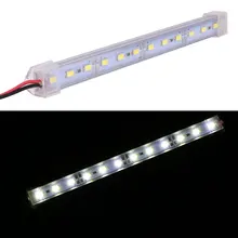 Mabor жесткий прозрачный свет бар 1 м 12LED полосы баров прозрачность зажим для осветительного оборудования