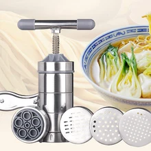5 формы ручной прибор для лапши Maker Пресс паста машина Crank резак для фруктов посуды спагетница Инструменты для выпечки