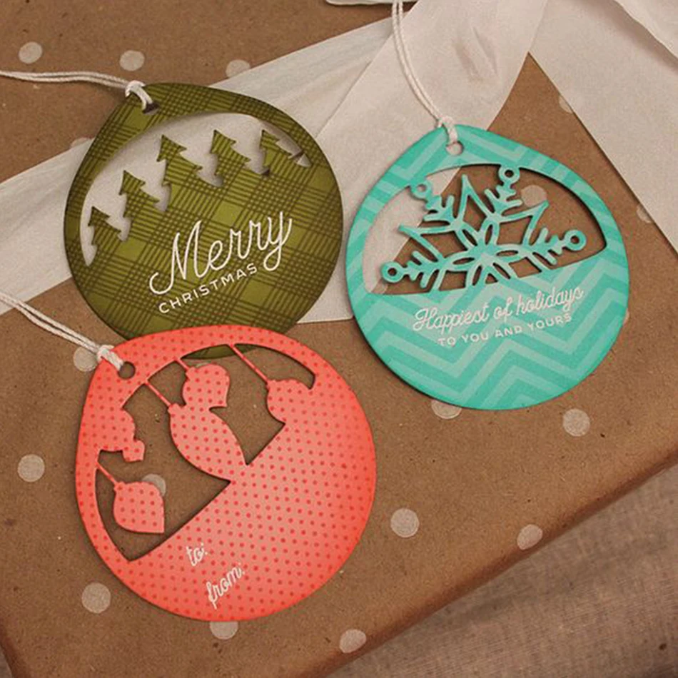 

Naifumodo Christmas Decoration Metal Cutting Dies Cutting Scrapbooking and Card Making Stencil DIY Cuts Dies Paper Crafts