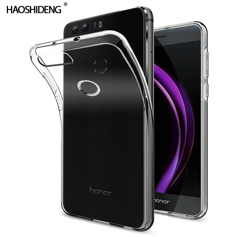 Чехол для huawei Honor 8 TPU Силиконовый прочный прозрачный мягкий чехол защитный на