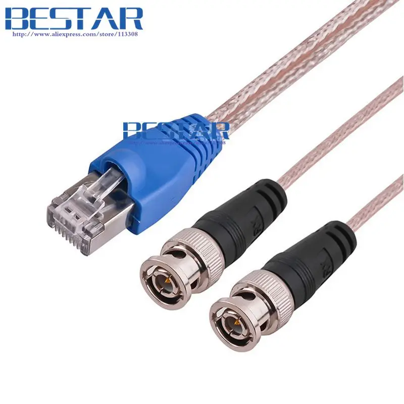 BNC to RJ45 male AS5350 E1 cable 3m CAB E1 RJ45 BNC for cisco E1 Trunk