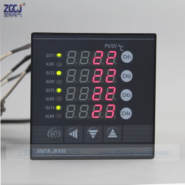 Multifuncion 4 ways temperature controller measure multi points 4