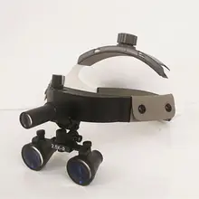 3W стоматологический налобный фонарь с 2.5X медицинской лупой