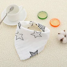 Хлопок Мягкий муслин 8 слоев ткани новорожденный Слюнявчики нагрудники слюнявчик для младенцев детский нагрудник детскую бандану передник для кормления