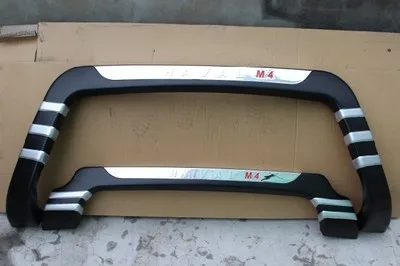 

High quality ABS chrome Front + rear bumper protection plate guard FOR 2012-2013 Great Wall M4 Car styling