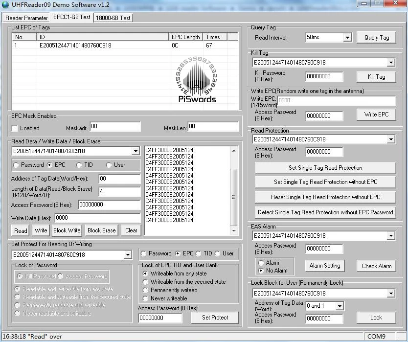 ISO18000 860 МГц ~ 960 UHF RFID ISO 18000 6C 6B считыватель записей для копировальный аппарат cloner EPC