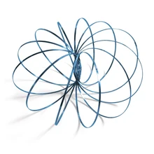 Кольцо, металлические игрушки, кинетическая весна, забавная уличная игра, забавная антистрессовая игрушка, Спиннер для детей, взрослых, 4 цвета