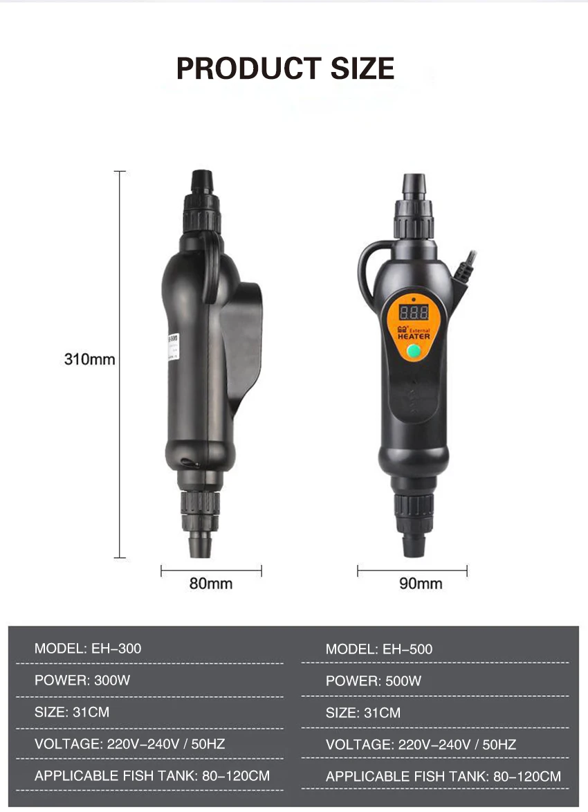 Sunsun CH аквариум контроля температуры продукта нагреватель 220 в Регулируемый Отопление внешний автоматический термостат 300 W-500 W