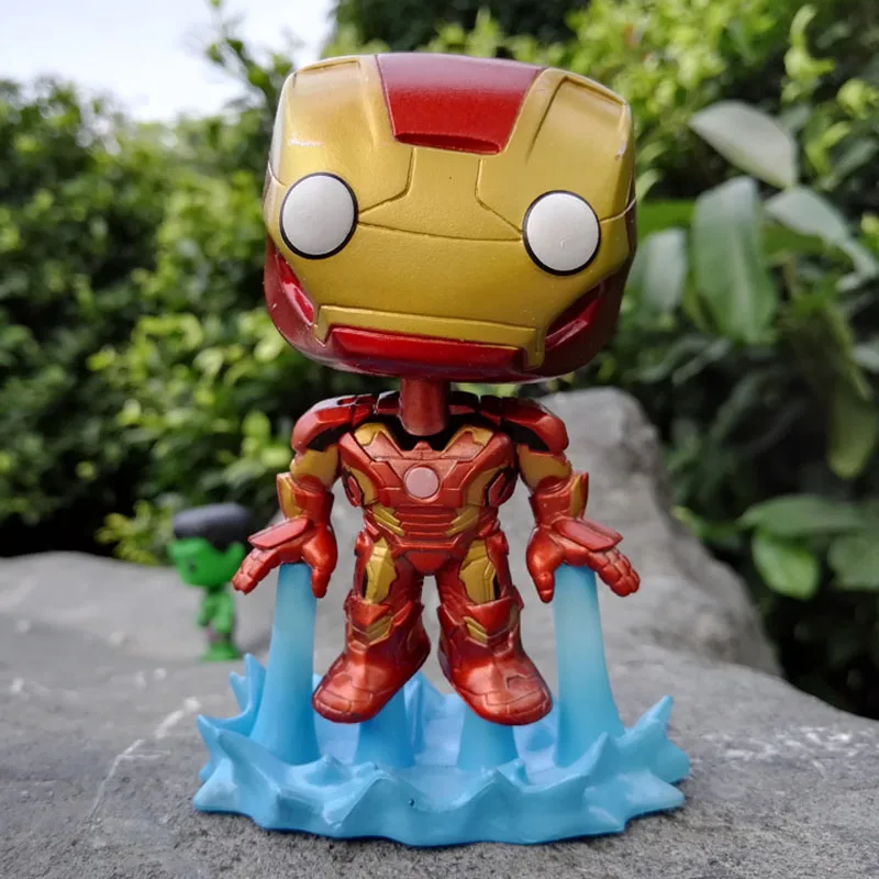 

FUNKO POP The Avengers Iron Man Mark-43 No.66 Vinly Bobble-head PVC Action Figure  Collectible Model Toy gift for kids