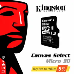 Оригинальный Kingston Class 10 Micro SD карта 32 Гб MicroSDHC карта памяти UHS-I TF карта 8 ГБ 16 ГБ 32 ГБ 64 Гб 128 ГБ