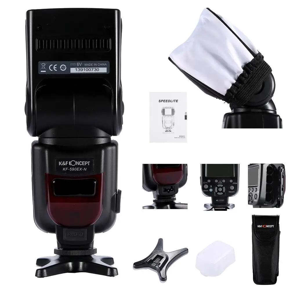 KF 590EX i TTL Top Speed Flash Speedlite Light For Nikon D5100 D5200