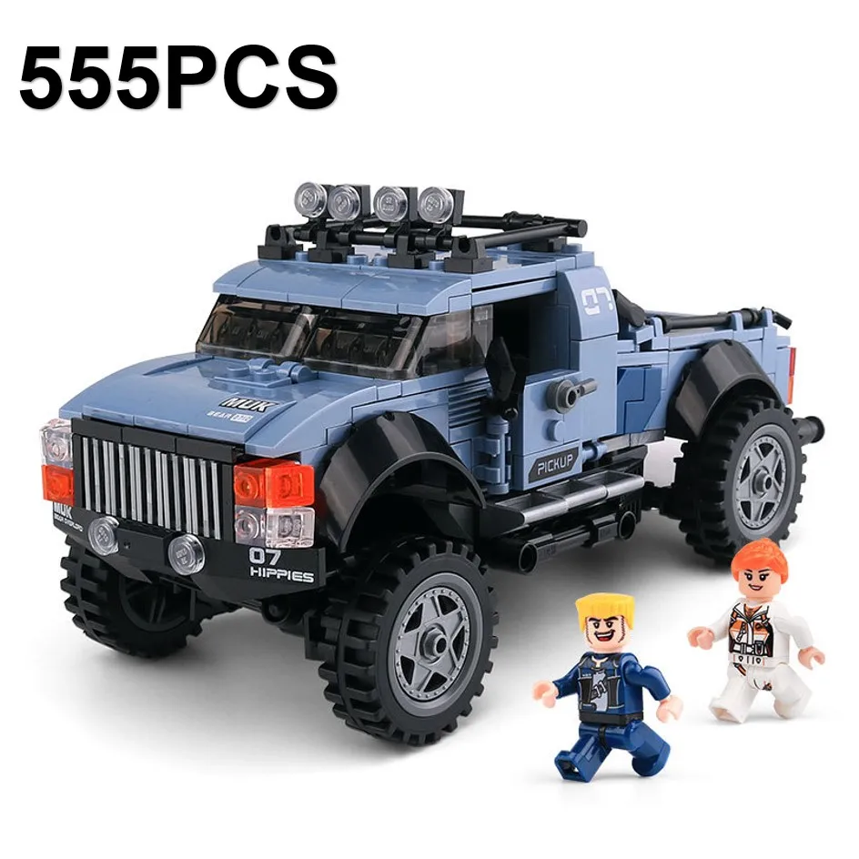 

555PCS Assemble Super pickup truck Building Blocks Educational Toy Assemble Bricks Toys For Kids