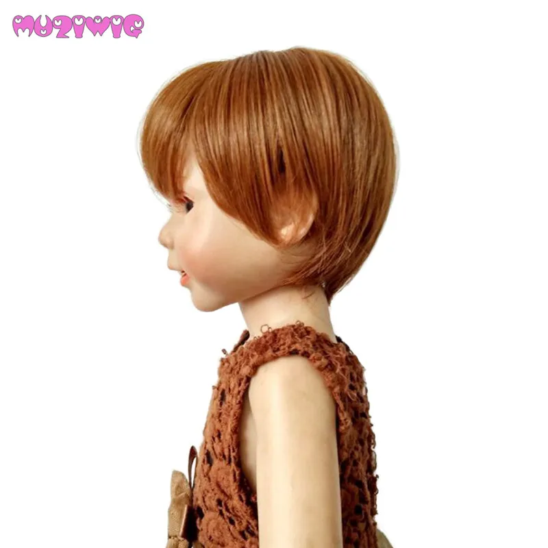 MUZIWIG термостойкий синтетический классический короткий боб волосы для куклы для 18 дюймов американская кукла домашние парики для кукол аксессуары