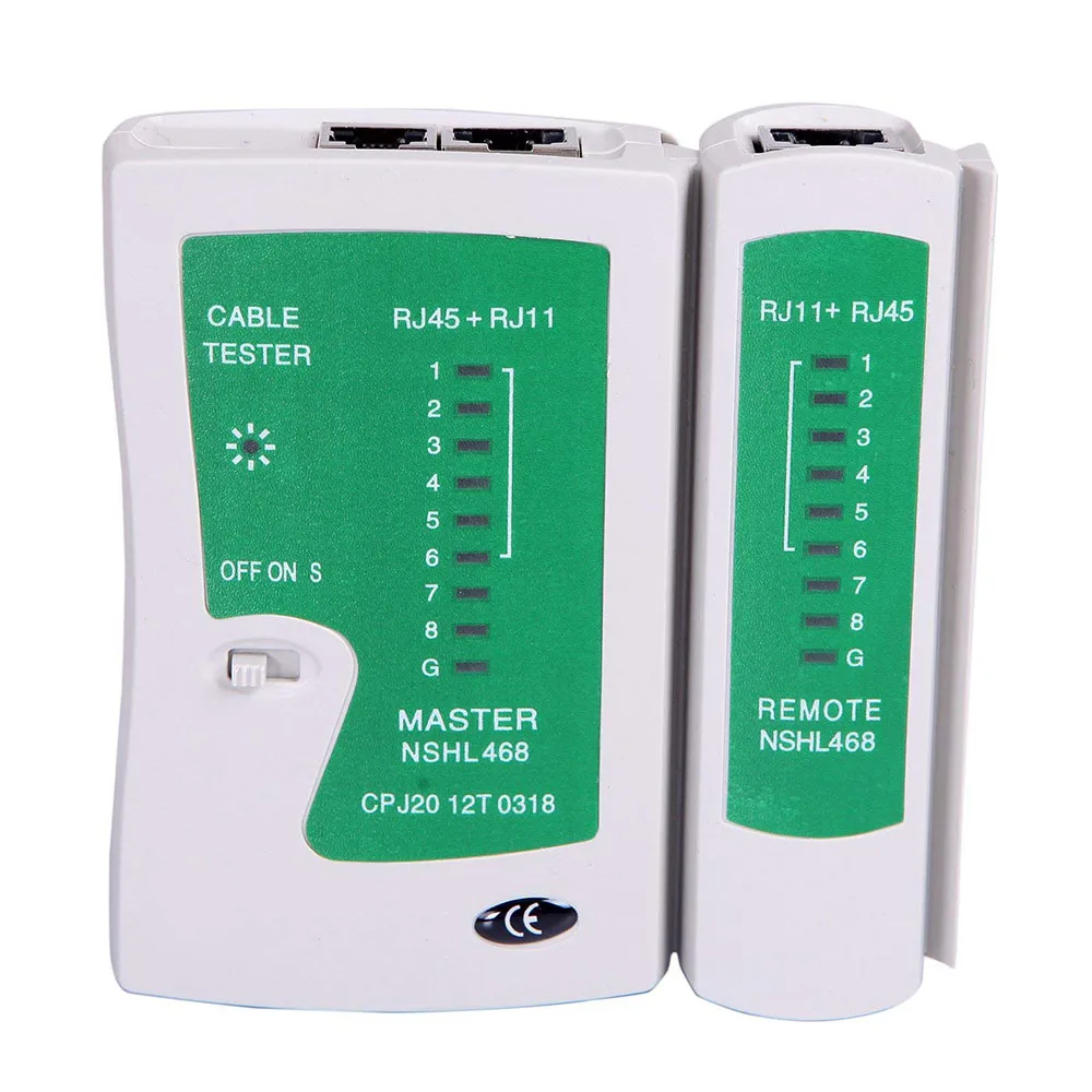 Network Cable Tester RJ45 RJ11 and RJ12 - Cablematic