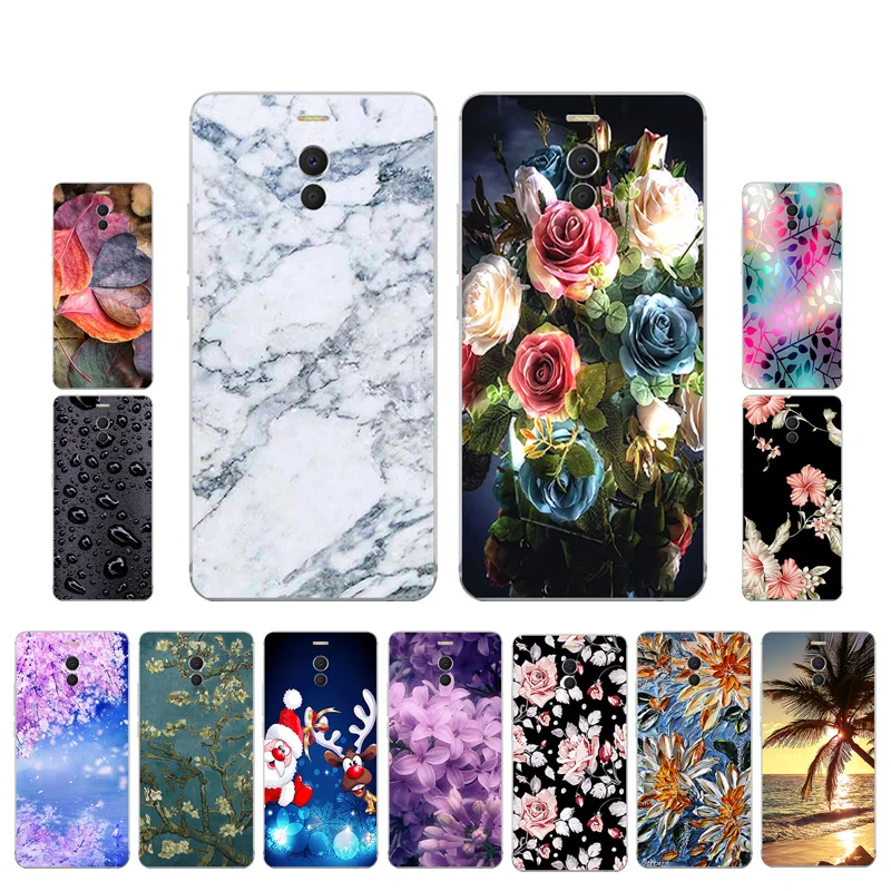 

For Meizu X8 16X Case Soft TPU Capas Back Cover Night Painted on For Meizu M2 M3 M5 M6 Note Phone Cases Silicone Bumper Fundas