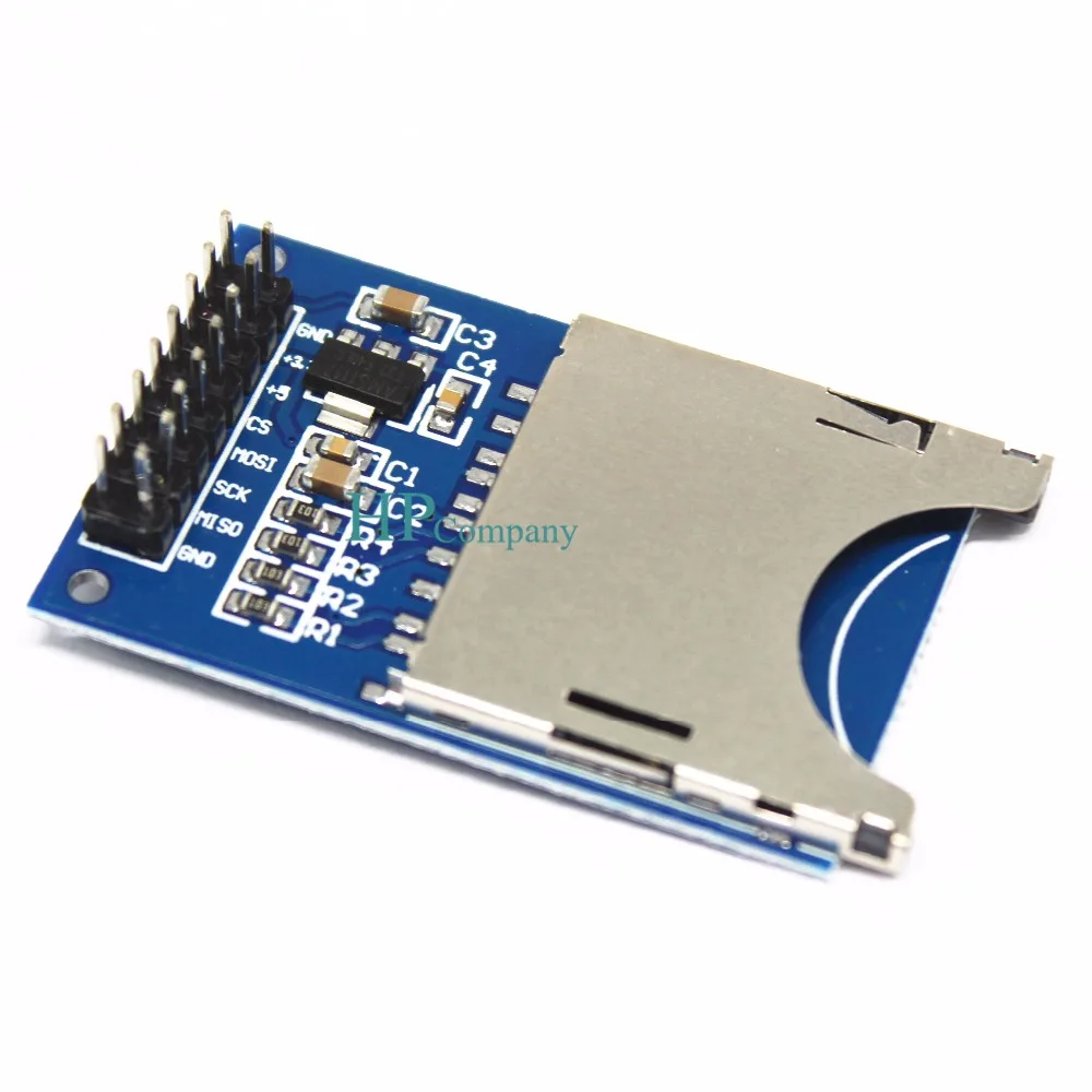 100 шт. модуль чтения и записи SD карты слот Гнездо ридер ARM микроконтроллер для Arduino