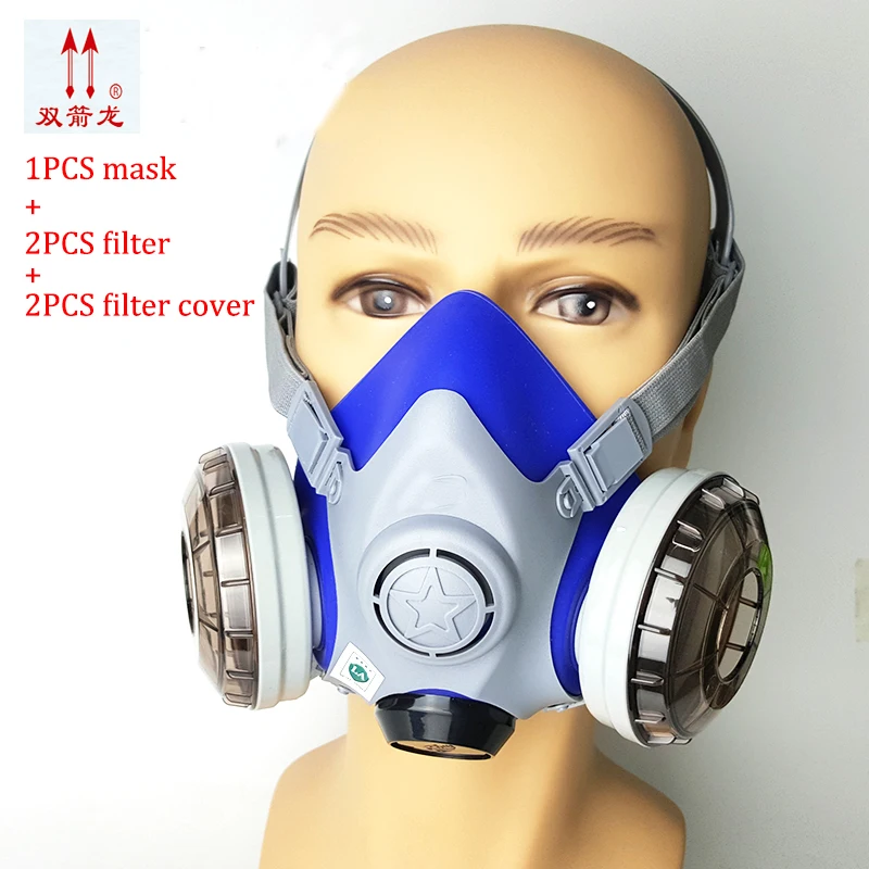 High quality Spray Mask Respirator Gas Protect Mask Anti Dust Chemical ...