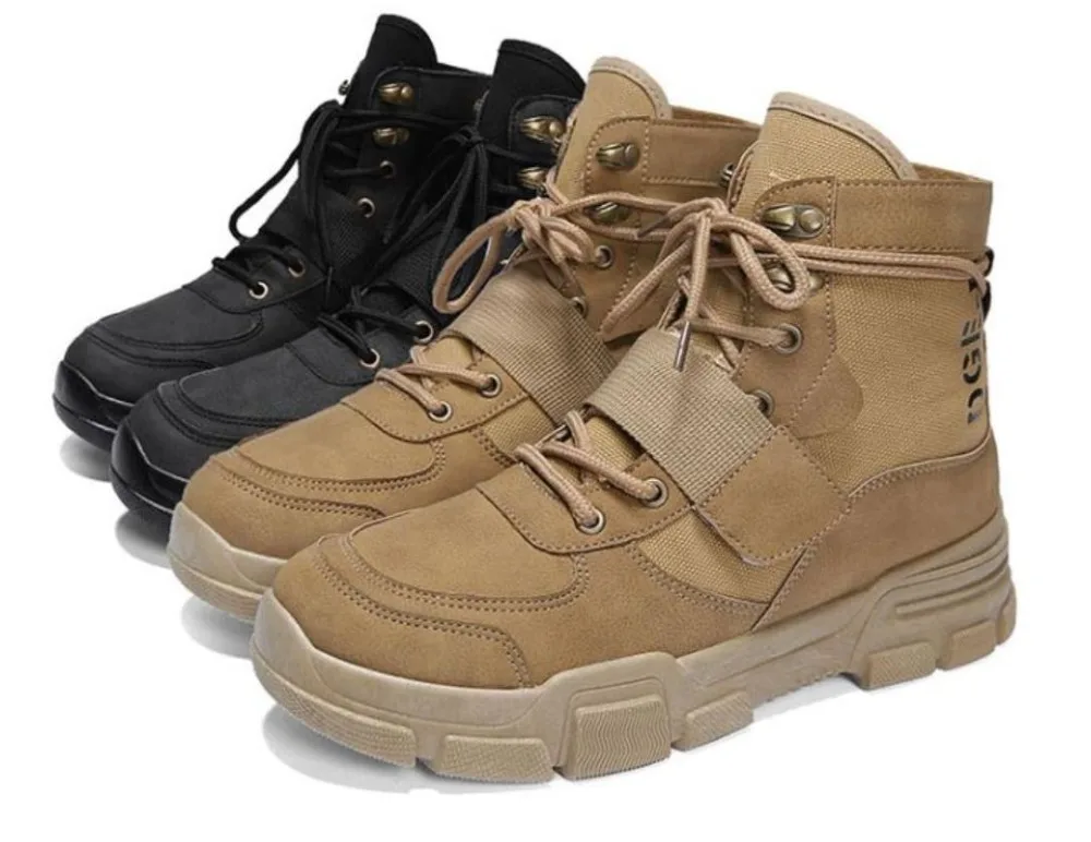 

Winter/Autumn Men Desert Military Tactical Boots Army Outdoor Hiking Boot Fashion Casual Shoes Waterproof Man Work Martin boot